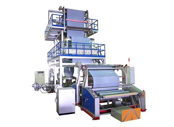 this is a picture of our blown film extrusion machines